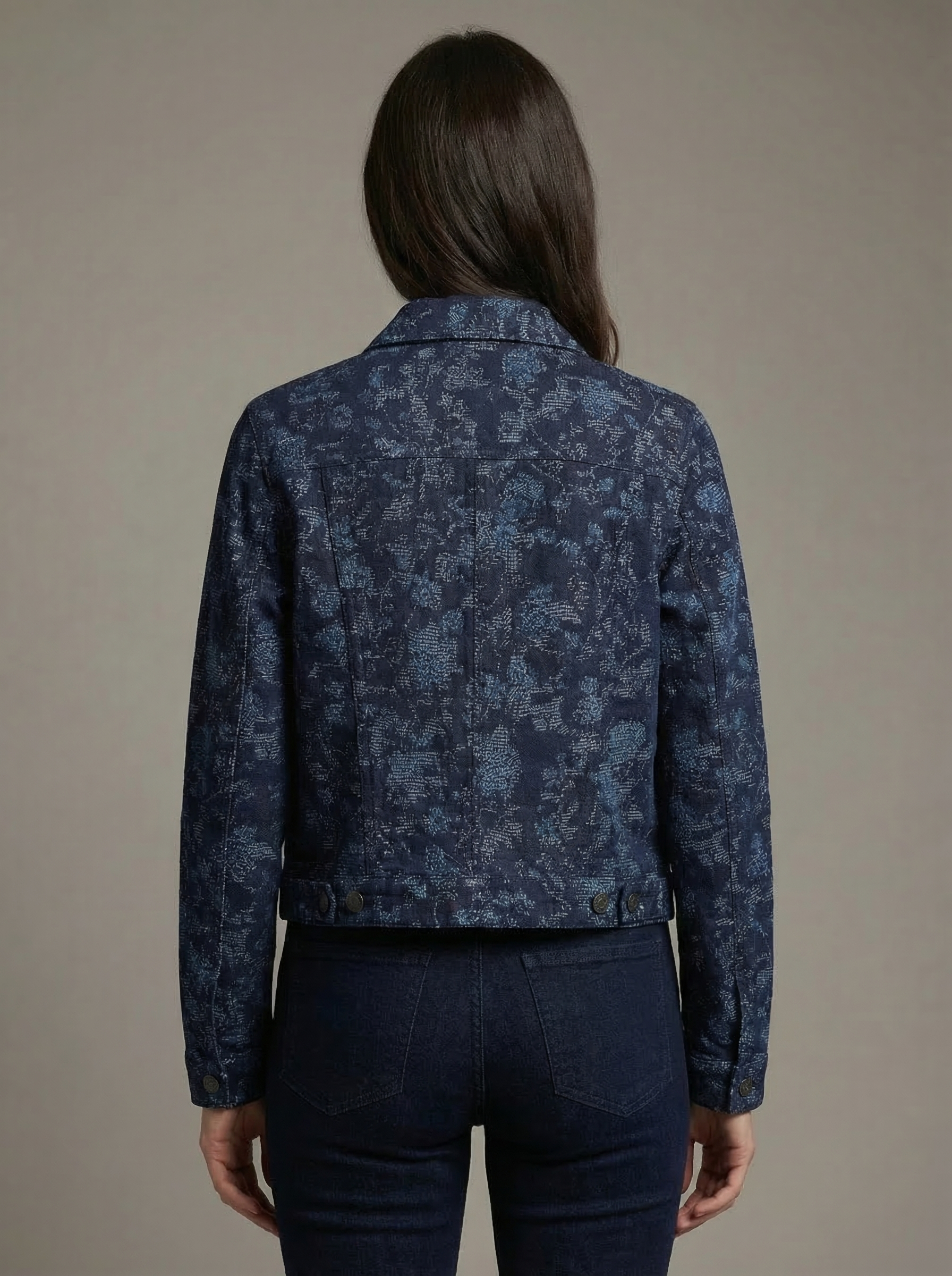 Jacquard Denim Jacket Sample view 2